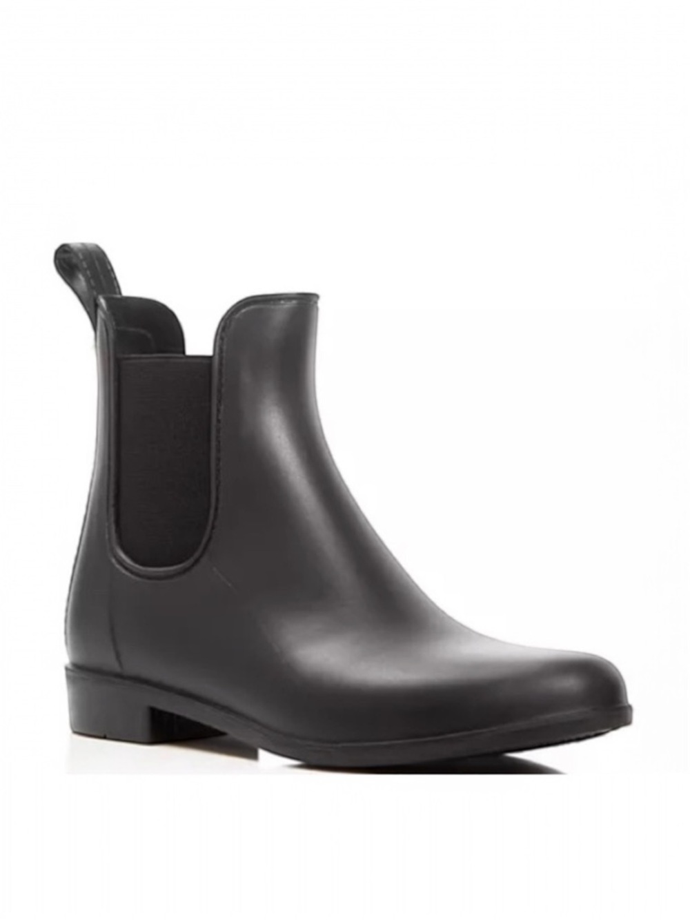 Sam Edelman Tinsley Chelsea Matte Black Women's Rain Booties Boots New Size 6